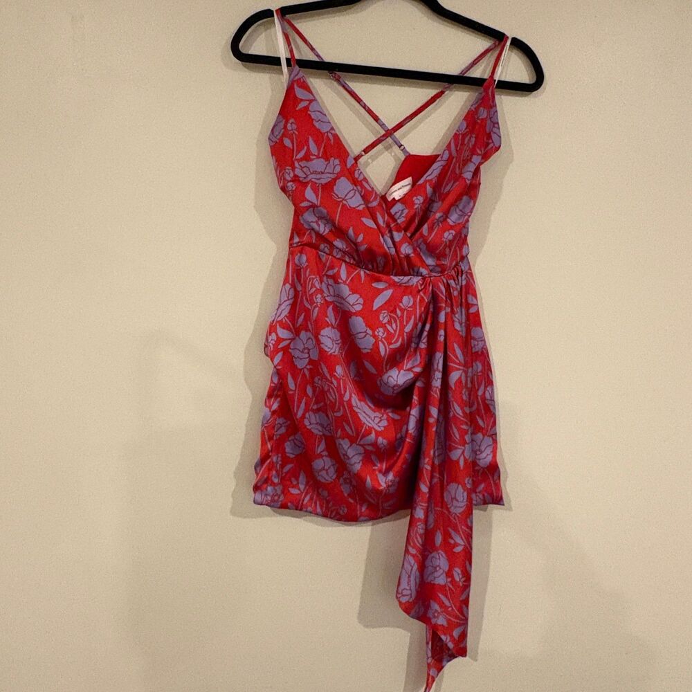 Lovers and Friends Floral Ruffle Mini Dress XXS - Picture 2 of 9